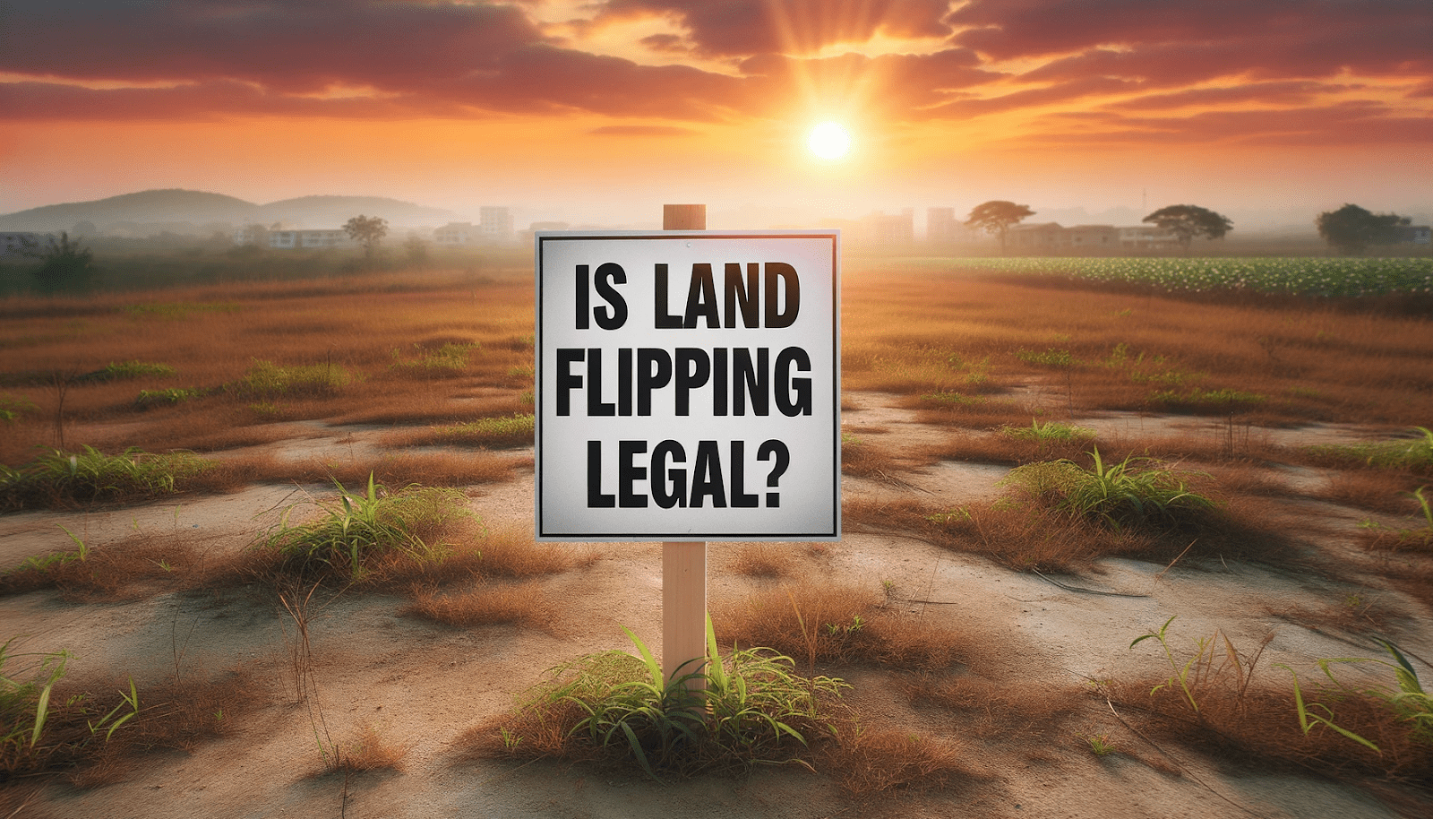 is land flipping legal