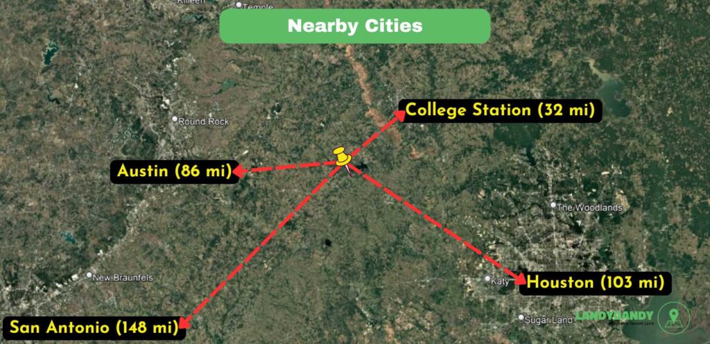 Burleson County TX Land For Sale