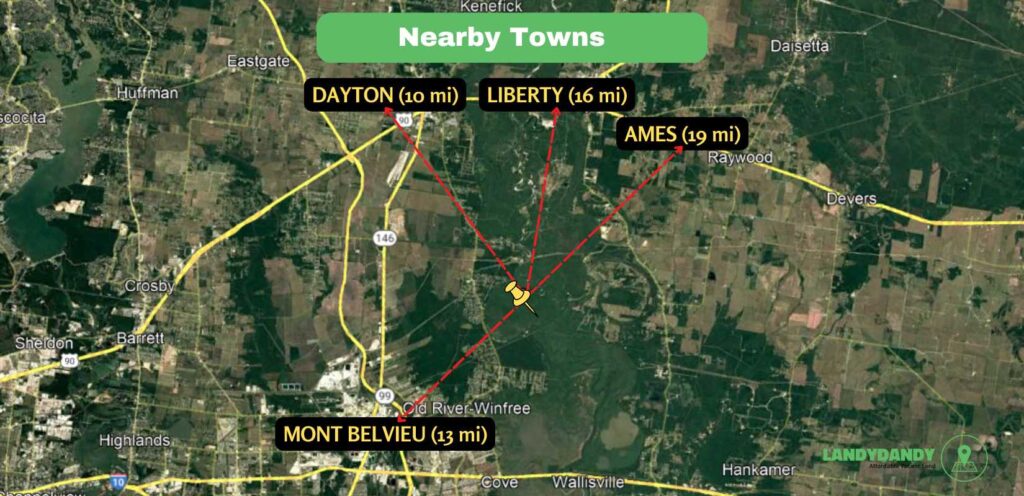 Land For Sale in Liberty County TX